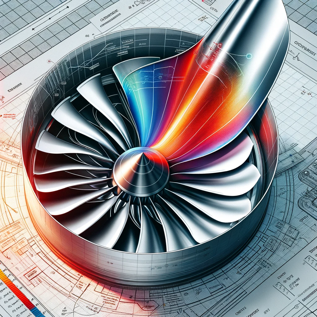 design and thermal analysis of turbine blades